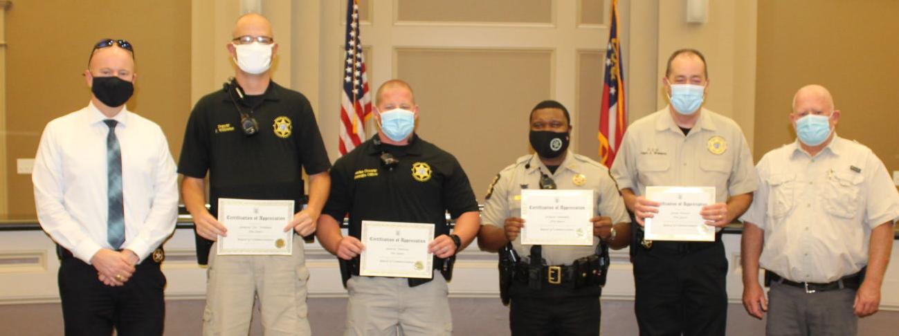 SHERIFF’S OFFICE STAFF RECOGNIZED